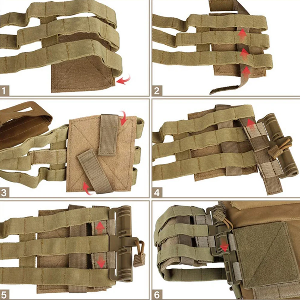 Tactical Vest Quick Release Molle Kit Universal Vest Removal Buckle