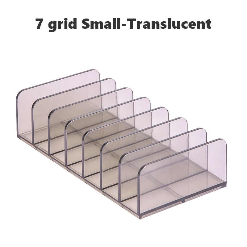 7 Grids Clear Acryl Oogschaduw Compact Organizer Lade Organisatie Divider Make Storage Box Transparant Slot Cosmetica Case 