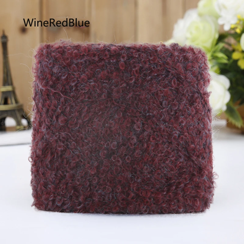 WineRedB 3 шт. Meetee шерсть большой круг нейлоновой пряжа для вязания крючком Сделай своими руками бар иглы грубой шерсти шарф линии аксессуары - Цвет: WineRedB