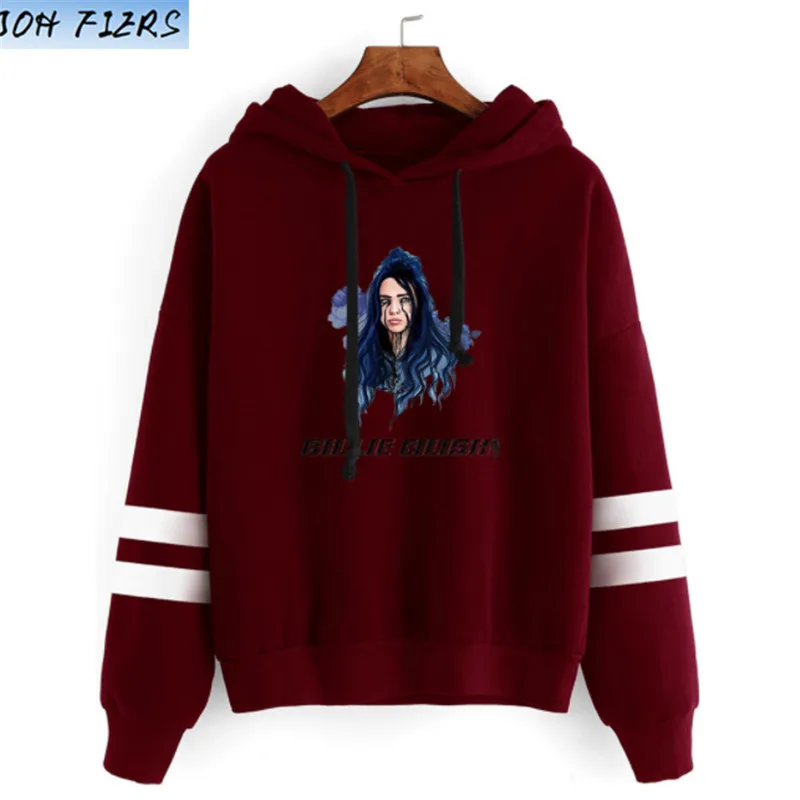Billie Eilish, модная уличная одежда, толстовки, толстовка, повседневная, для мужчин, женщин, пуловер с капюшоном, с длинным рукавом, Спортивная, в стиле хип-хоп, толстовка, верхняя одежда