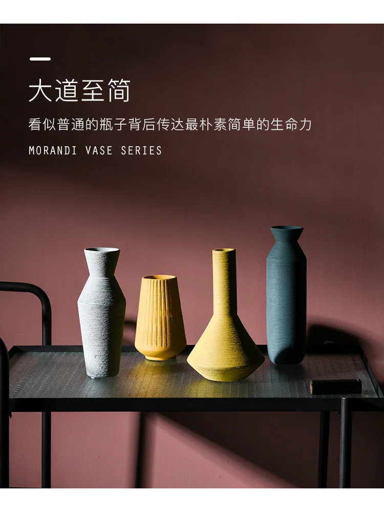 Europe Ceramic Vase Modern Fashion Decorative Ceramic Flower Vase For Homes Porcelain Vases For Wedding Tabletop Vase Decor