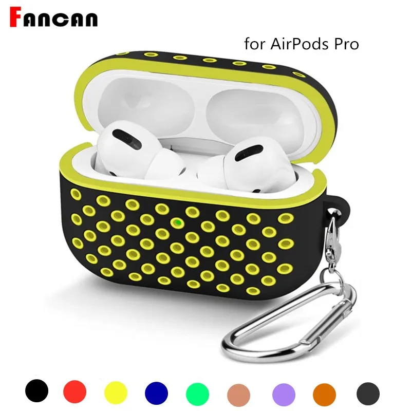 Cover for Airpods Pro 2 1 Case Silicone Air Pods Earphone Protector for Nike Airpod2 Acessories cover with keychain Airpods Case