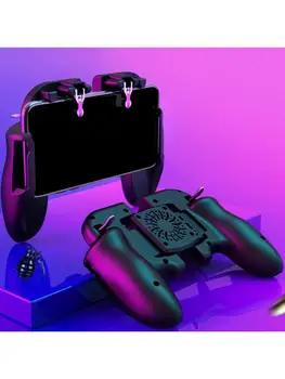 

Mobile Phone Cooling Fan Radiator 6 Finger Trigger Cellphone Game Controller 28TE