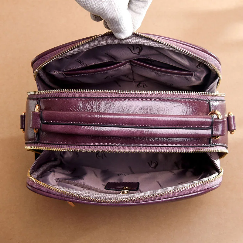Кожа из натуральной кожи Сумочка Роскошная брендовая сумка на плечо плотная большой вместимости цвет Дамская сумочка дамская сумка на плечо дизайнерская