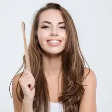 1 шт. Экологичная зубная щетка из натурального бамбука и трубки для путешествий с бамбуковой ручкой, безопасная Гигиеническая защита окружающей среды