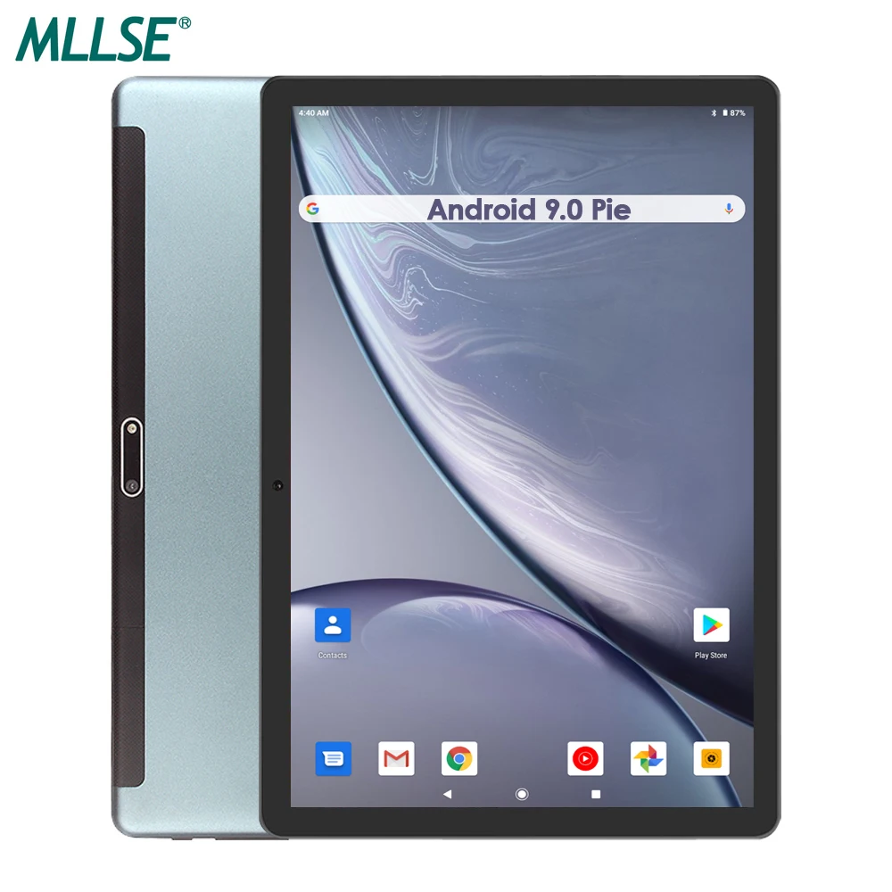10 дюймовый планшет 3G Android 9 с двумя Sim картами 32 ГБ 1280x800 IPS WIFI Bluetooth GPS HD веб камера