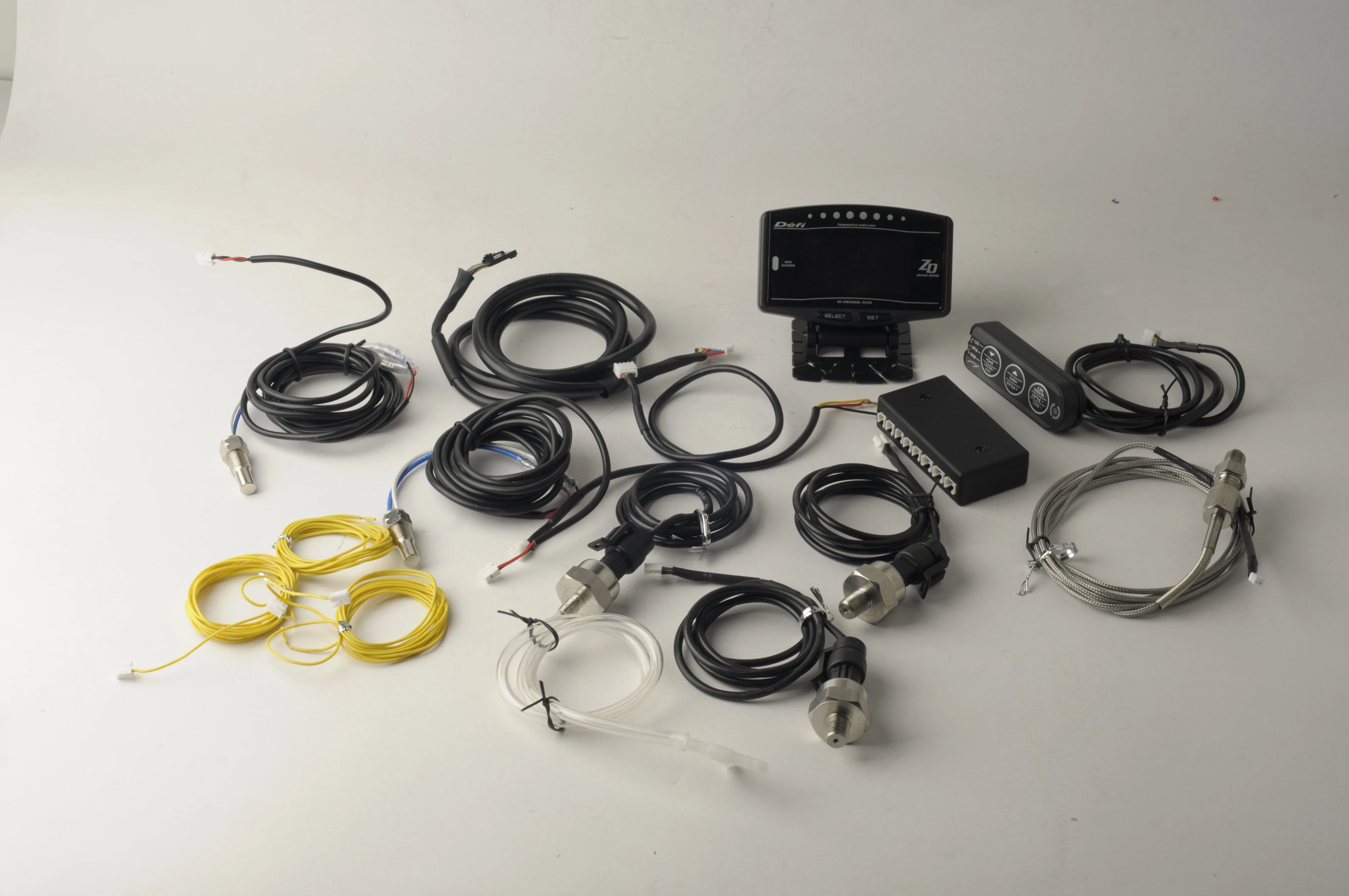Preise Universal Full Kit Sport Paket 10 in 1 BF CR C2 DEFI Voraus ZD Link Meter Digitale Auto Gauge Mit elektronische Sensoren