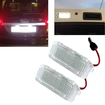 

2pcs White Canbus 12v LED Number License Plate Light Lamp for Focus 5D/Fiesta/Mondeo MK4/C-Max MK2/S-Max/Kuga/Galaxy YHQ
