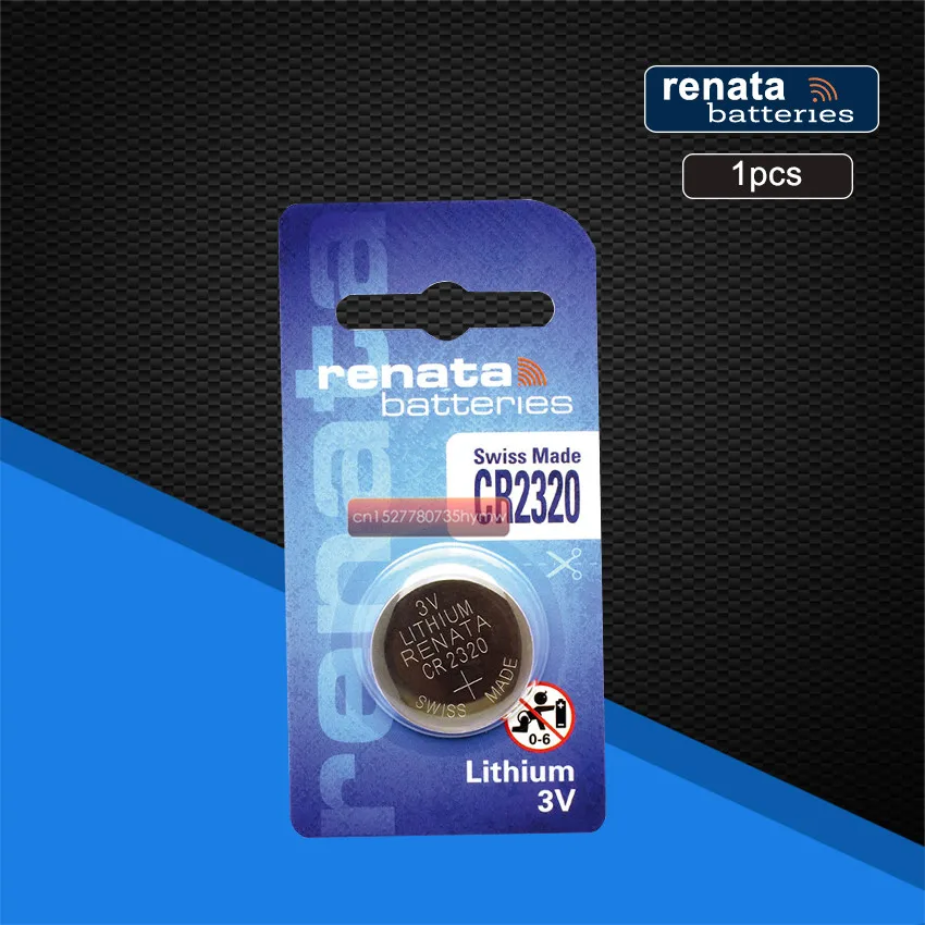 1 упаковка 100% оригинальные новые литиевые батареи renata CR2320 150 мАч для