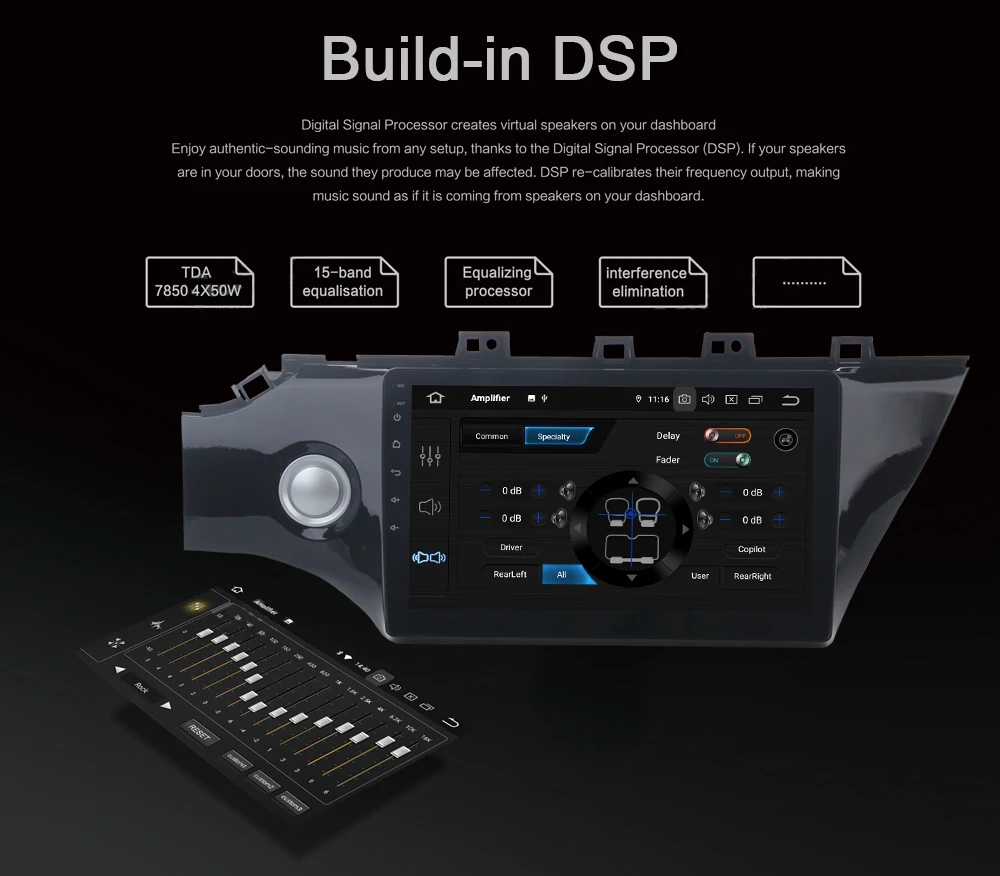 10," ips Android 9,0 мультимедийный плеер gps Navi для Kia K2 Rio PX6 DSP HDMI выход 4 Гб+ 64 Гб wifi bluetooth TDA7850