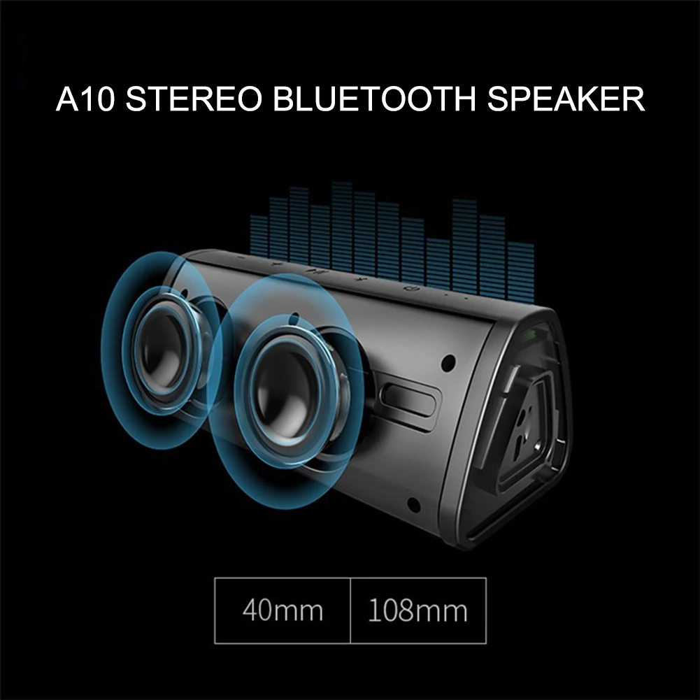 Портативный беспроводной Bluetooth динамик стерео радио музыка сабвуфер динамик s беспроводной Открытый водонепроницаемый мини телефон карта динамик