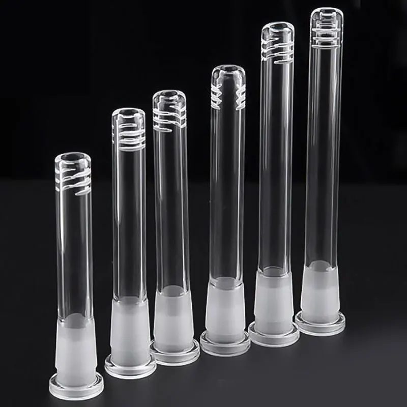 2PCS 18mm by 14mm Stem Clear Scientic Glass Tube Adapter 4 inch 