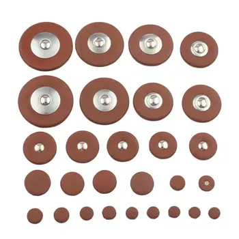 

28pcs/Set Various Specifications Alto Saxophone Pads Sax Leather Cushion