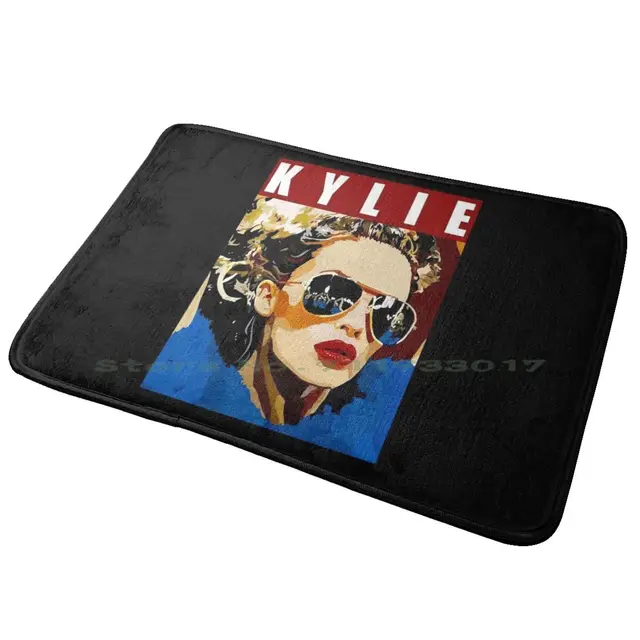 Great Model Kylie Minogue The Face Magazine Gift Music Fans Entrance Door Mat Bath Mat Rug Pastel Palettes Garupa Bandori Gbp