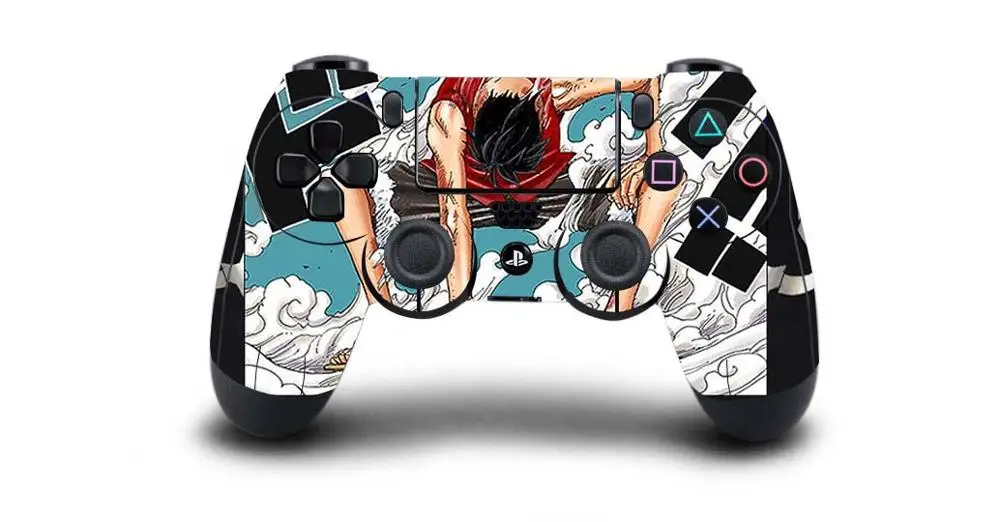 QBTM1474 1 шт. one piece Luffy PS4 наклейка для sony PS4 Playstation 4 для Dualshouck 4 игры PS4 контроллер наклейка s - Цвет: QBTM1474