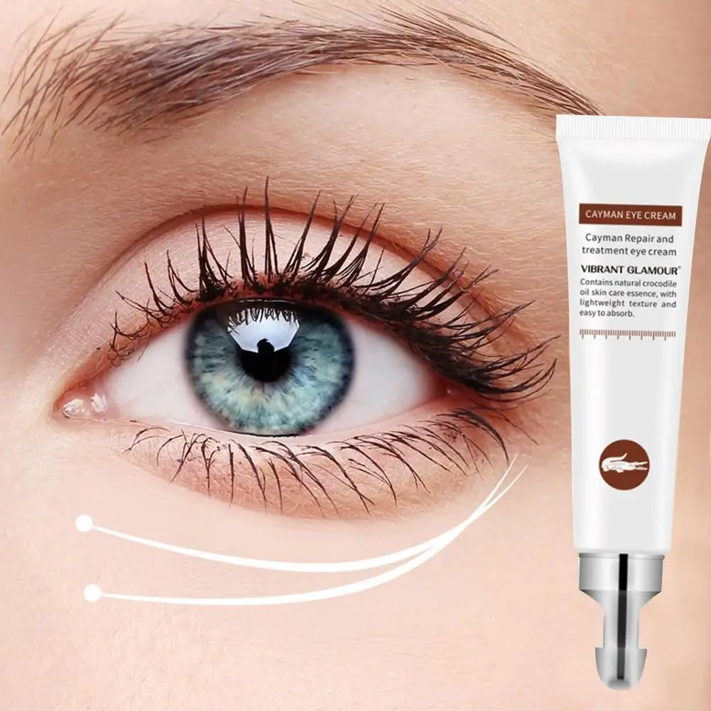 

20ml Hyaluronic Acid Eye Serum Remover Dark Circles Skin Puffiness Essence Cream Aging Anti Against Wrinkle Eyes Crocodile P1W1