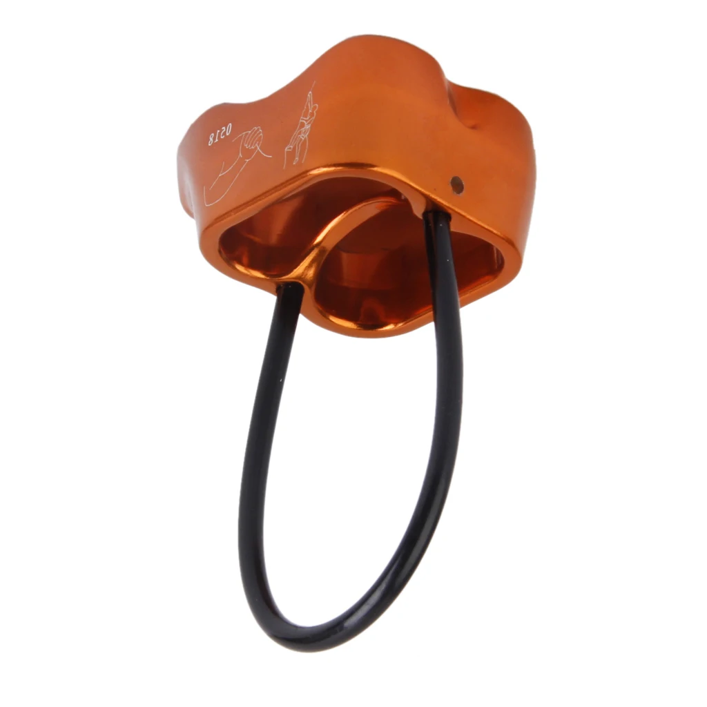 Safety Outdoor Mountaineering Climbing Surgeon ATC Belay Rappel Device 25KN Climbing Mountaineering Accessories