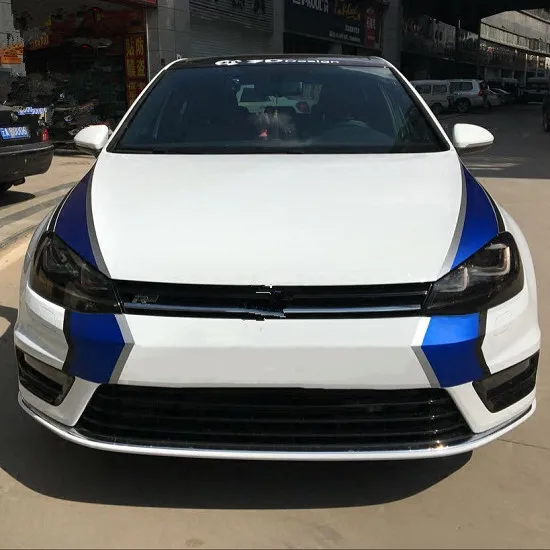 Vogue Высококачественная синяя наклейка на голову для Volkswagen Golf / CC POLO Bora Passat Z2CA427 |
