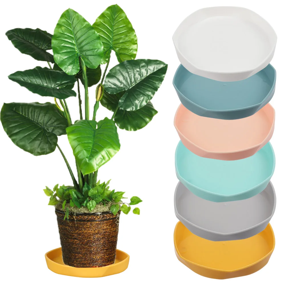 Durable Plastic Plant Saucer Thickened Heavy Duty Drip Trays Flower Pot Indoor Outdoor Garden Supplies 1PC plant saucer,plastic plant saucer