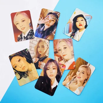 

4Pcs/Set MAMAMOO Album Reality In BLACK Self Made Paper Lomo Card Photo Card Poster Photocard Fans Gift Collection