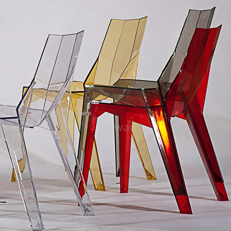 

Creative Plastic Color Stool Simple Modern Dining Chair Stool Home Stack Outdoor Leisure Chair Reception Office Chair Stools