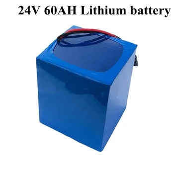 

High Quality 24V 60Ah Rechargeable Lithium Battery Pack with BMS Li-ion for 1000W Motorcycle Electric Bike Solar Energy Storage