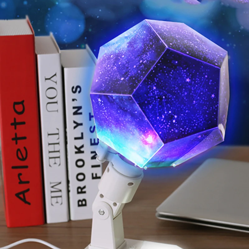 LED Star Master Night Light Table Lamp Star Projector Lamp AstroSky Projection Cosmos Lamp Kids Gift Home Decoration