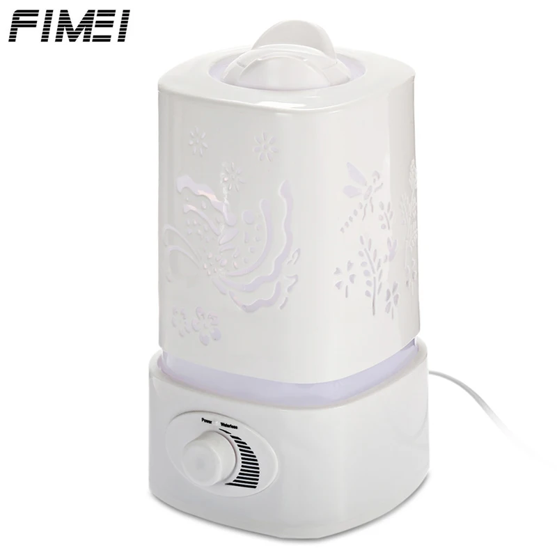 

5 In 1 Ultrasonic Aroma Humidifier Aroma Oil Diffuser Air Purifier Ioniser LED Light Lamp 1.5L Dual Nozzle Sprayer