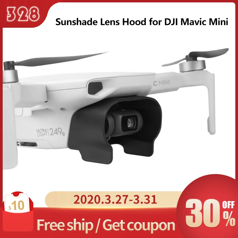 Солнцезащитная бленда для объектива DJI Mavic Mini Drone бейсболка с камерой защитная