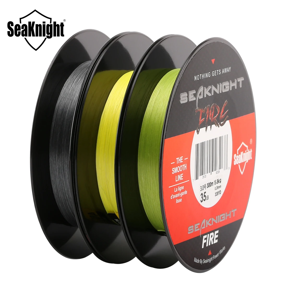 SALE! SeaKnight Brand FIRE Series 150M 300M PE Line, Ultra-Casting Strong Fishing  Line Saltwater Fishing, 10 15 30 40LB