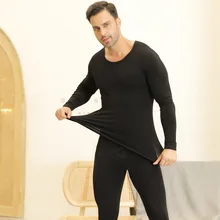 Стиль мужское теплое нижнее белье костюм осенью и зимой