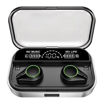 

Samload True Wireless Stereo Headphone Support SBC AAC HIFI Sound Bluetooth 5.0 Earphone IPX7 Earbud with Powerbank Charging boX