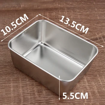

Spice Stainless Steel Container Stainless Steel Seasoning Box Set Japanese Seasoning Box Rectangular Seasoning Jar Left Sample B