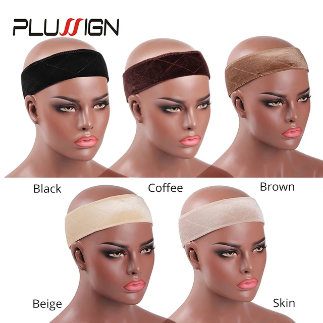 Silicon Wig Band Elastic Wig Grip Band For Lace Front Silicone Wig Head  Band Black White Beige Headband For Fix Wigs Hair Band - AliExpress