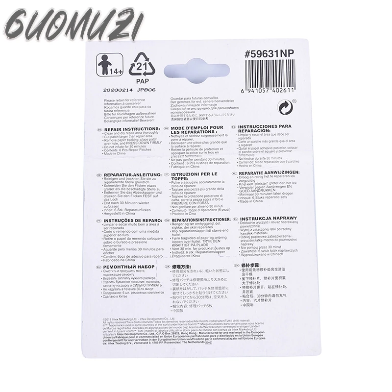 Repair Patches 6 Pcs PVC Puncture Repair Adhesive Patch Inflatable Toy Swimming Pool Float Air Bed Dinghies Patches 7 x 7 cm