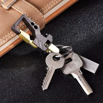 

1pc Beer Bottle Opener Keychain Pocket Zinc Alloy Key Chain Metal Multifunctional Men Car Key Ring Tool Keyrings Bag Accessories