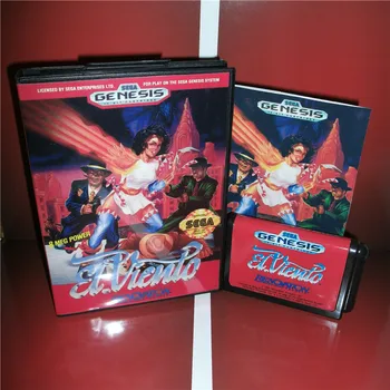 

EL Viento US Cover with Box and Manual For Sega Megadrive Genesis Video Game Console 16 bit MD card