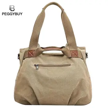 

Fashion Shopping Bag Lady Large Capacity Handbag Canvas Women Shoulder Bags Cotton Cloth Handbag Foldable Tote Large Capacity