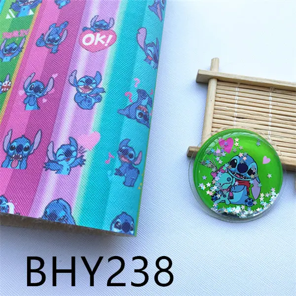 BHY238 2 шт шейкер для воды и 1 Лист персонажа синтетический мультфильм виниловая кожа ткань и шейкер для воды набор BHY375 - Цвет: BHY238