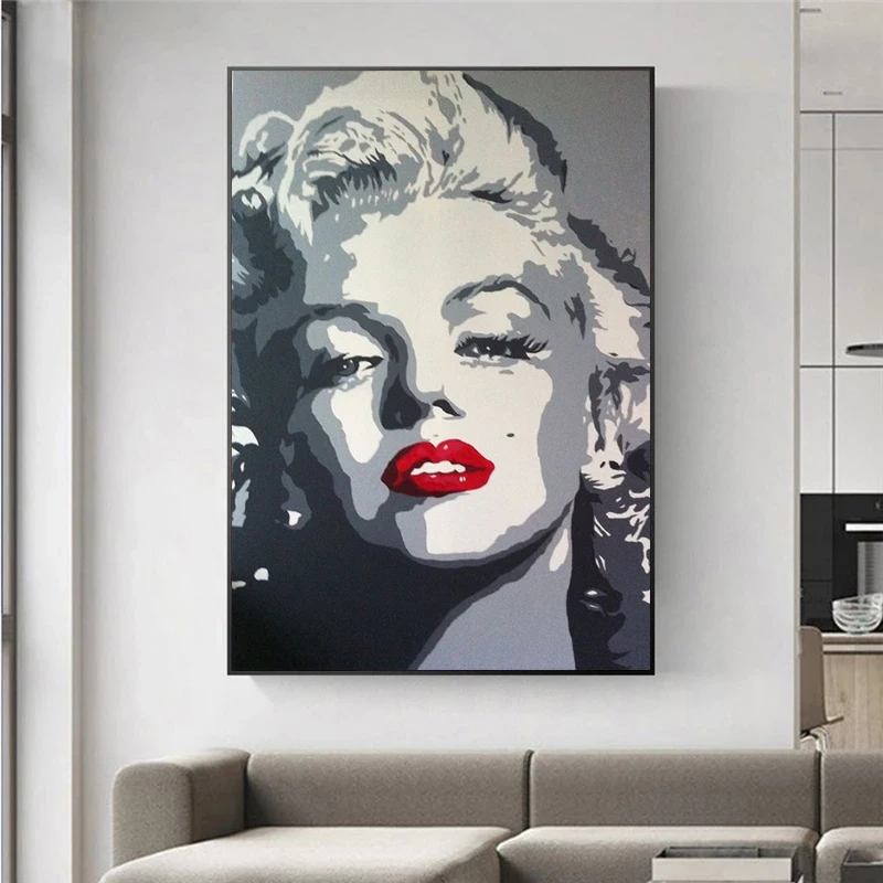 Marilyn Monroe настенная живопись на холсте художественный Декор салонный плакат кино