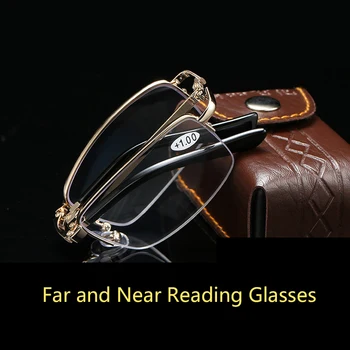 

Folding Progressive Multifocal Reading Glasses Men Woman Anti blue light Transition myopia Hyperopia Presbyopia ZD-2356