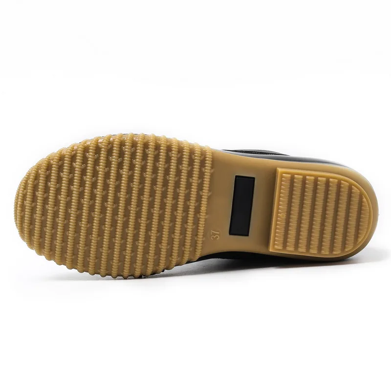 2021 Women's Snow Boots Women's Winter Plush Plush Lace-up Boots  Women's Flat-bottomed Large Size Shoes Warm Boots PU Leathe