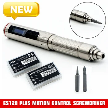 Cheap Multifunctional 3-5V ES120 Plus Motion Control Screwdriver Cordless Electric Screwdriver OLED W/Bits Power Screwdriver Tool