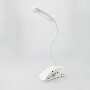 

WENHSIN Three-speed Dimming Led Rechargeable Small Table Lamp Clip Eye-protection Desk College Dormitory Dormitory Room USB Lamp