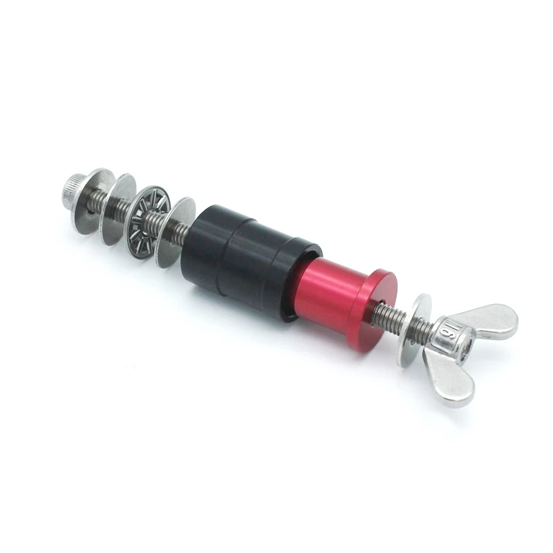 Bike Rear Shock Bushing Tool Anti-Rust Rear Shock Eyelet Bushing Removal Install Tool with 3 Adapters for Fox Rockshox CCDB DU