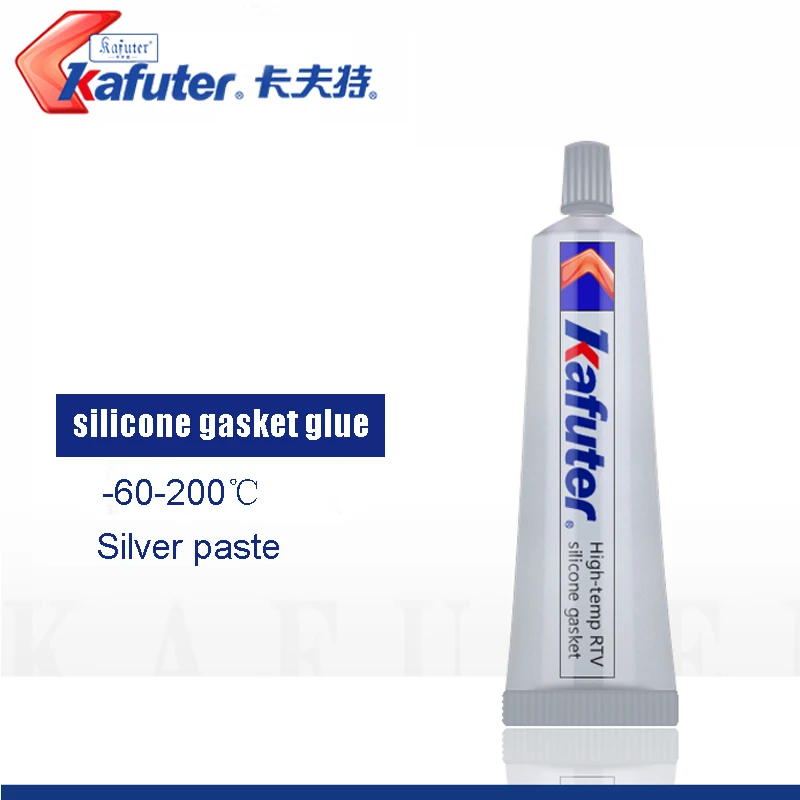 

New kafuter free spacer silver glue silicone rubber engine mechanical sealant replacement gasket