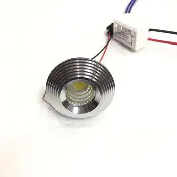 

10 Stück 3 W LED Mini Einbauleuchte Rund verstellbarer balck Spot Deckenlampe 220 V LED-Schrankleuchte