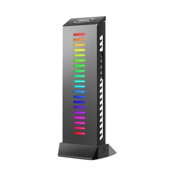 

GH01 ARGB Addressable Heavy Duty Shockproof Graphics Card Holder Bracket Adjustable Protector Wire Hiding GPU Stand Practical