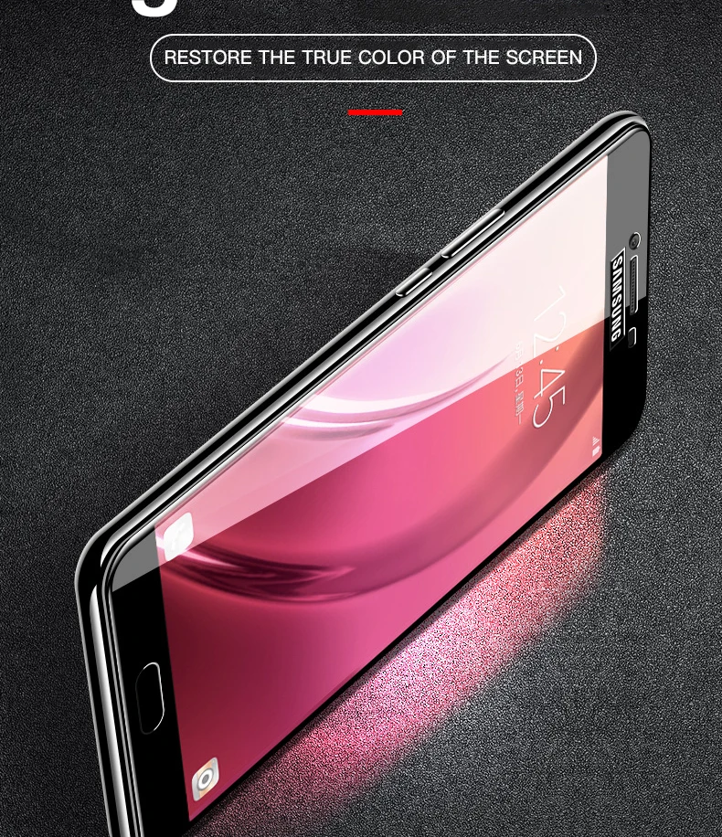 3D полное покрытие из закаленного стекла для samsung Galaxy A7 A3 A5 на S7 S6 A7 A8 A6 A5 Защитная пленка для экрана