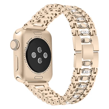 

Luxury Stainless Steel Watch Band Strap Bracelet for iWatch Apple Watch 38mm/42mm Series 4/3/2/1 Apple Watch Accessories